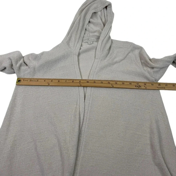Barefoot Dreams CozyChic Ultra Lite Seashore Hoodie Cardigan - Picture 10 of 11